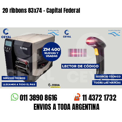 20 ribbons 83x74 - Capital Federal