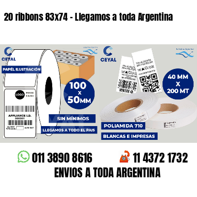 20 ribbons 83x74 - Llegamos a toda Argentina