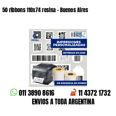 50 ribbons 110x74 resina - Buenos Aires