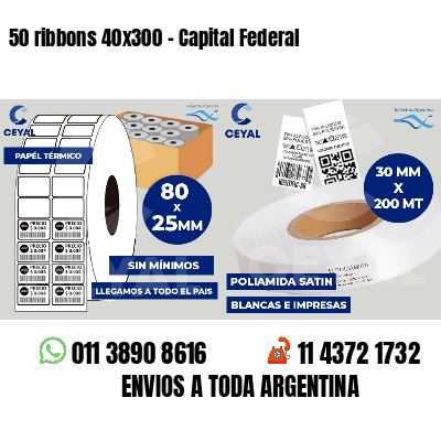 50 ribbons 40x300 - Capital Federal