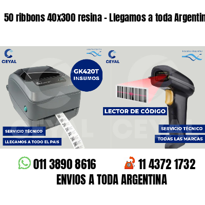 50 ribbons 40x300 resina - Llegamos a toda Argentina