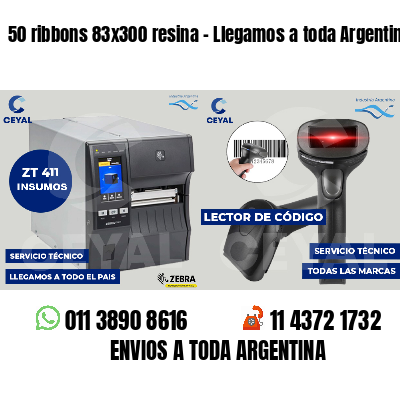 50 ribbons 83x300 resina - Llegamos a toda Argentina