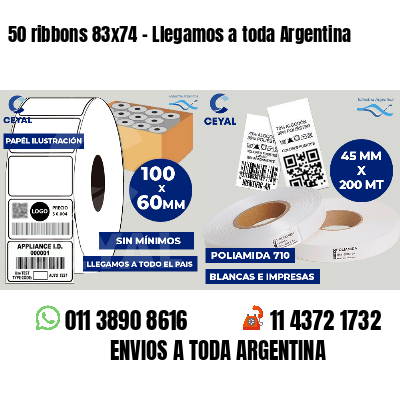 50 ribbons 83x74 - Llegamos a toda Argentina