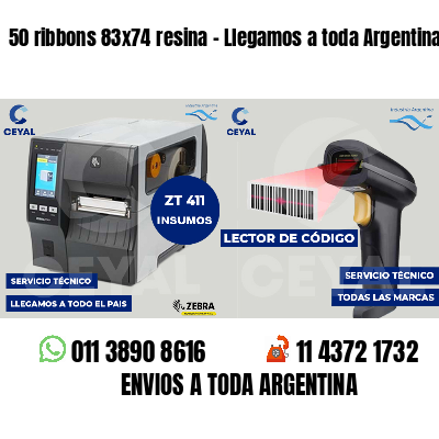 50 ribbons 83x74 resina - Llegamos a toda Argentina