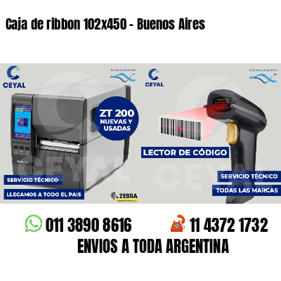 Caja de ribbon 102x450 - Buenos Aires