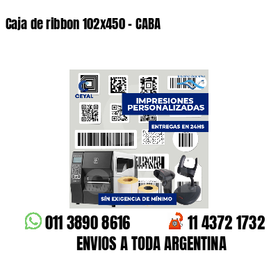 Caja de ribbon 102x450 - CABA