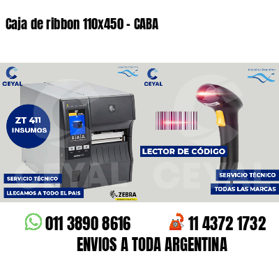 Caja de ribbon 110x450 - CABA