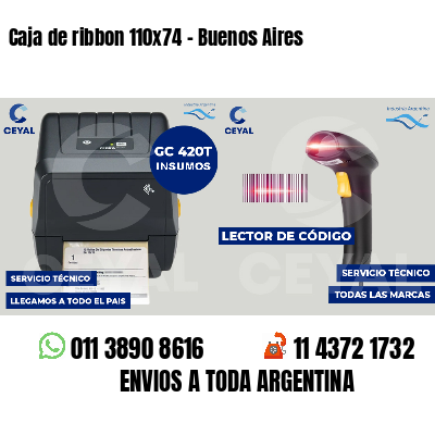 Caja de ribbon 110x74 - Buenos Aires