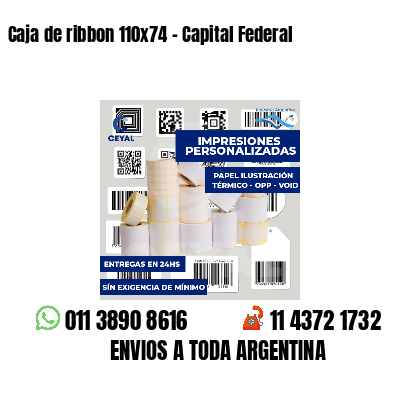 Caja de ribbon 110x74 - Capital Federal