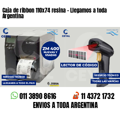 Caja de ribbon 110x74 resina - Llegamos a toda Argentina