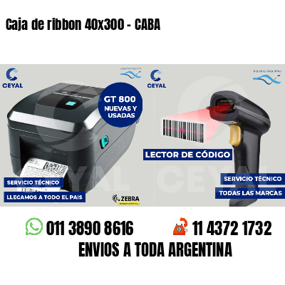 Caja de ribbon 40x300 - CABA
