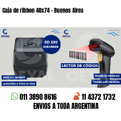 Caja de ribbon 40x74 - Buenos Aires