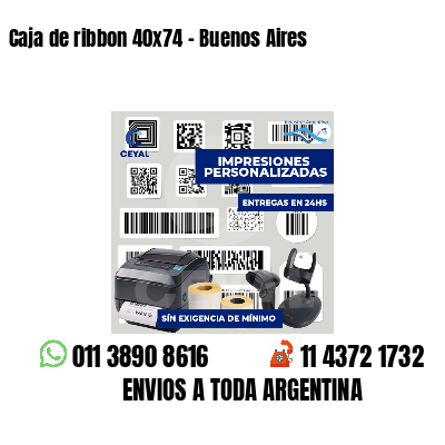 Caja de ribbon 40x74 - Buenos Aires