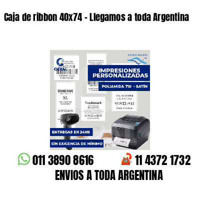 Caja de ribbon 40x74 - Llegamos a toda Argentina