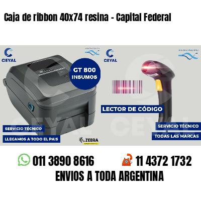 Caja de ribbon 40x74 resina - Capital Federal