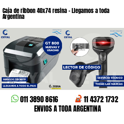 Caja de ribbon 40x74 resina - Llegamos a toda Argentina