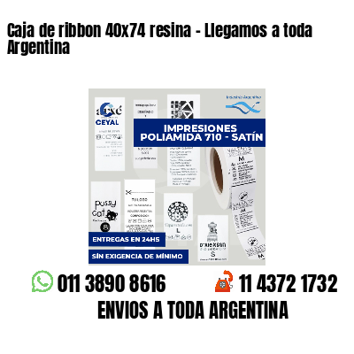 Caja de ribbon 40x74 resina - Llegamos a toda Argentina