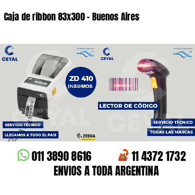 Caja de ribbon 83x300 - Buenos Aires