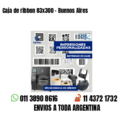 Caja de ribbon 83x300 - Buenos Aires