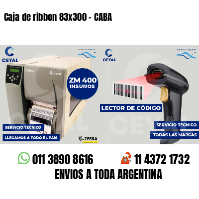 Caja de ribbon 83x300 - CABA
