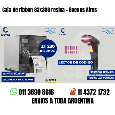 Caja de ribbon 83x300 resina - Buenos Aires