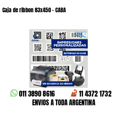 Caja de ribbon 83x450 - CABA