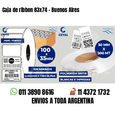 Caja de ribbon 83x74 - Buenos Aires