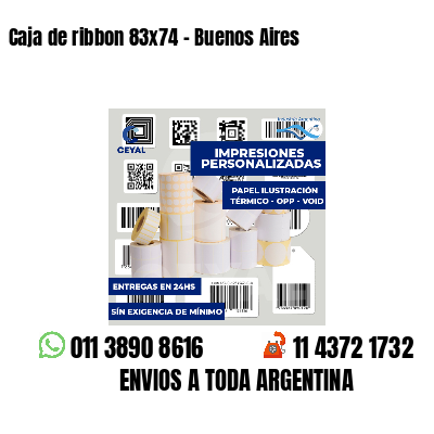Caja de ribbon 83x74 - Buenos Aires