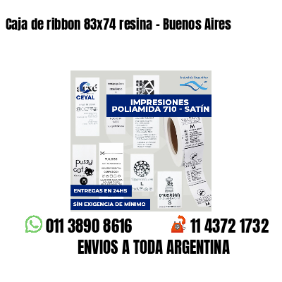 Caja de ribbon 83x74 resina - Buenos Aires