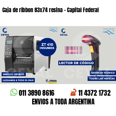 Caja de ribbon 83x74 resina - Capital Federal