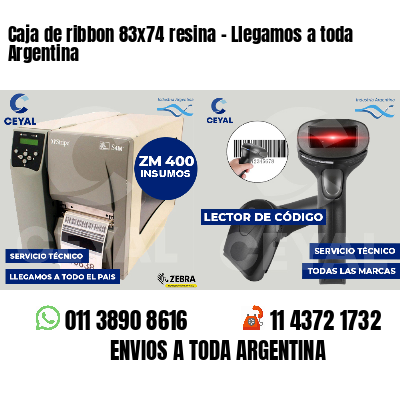 Caja de ribbon 83x74 resina - Llegamos a toda Argentina