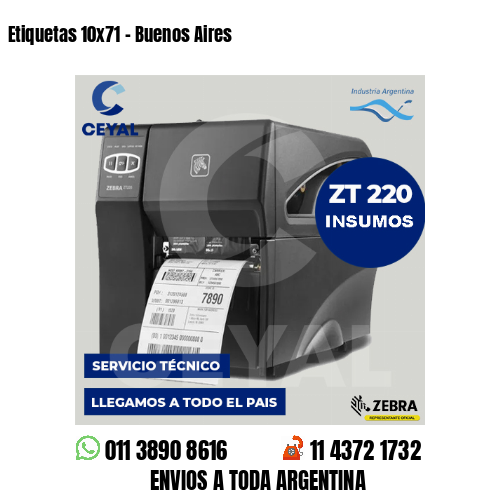 Etiquetas 10×71 – Buenos Aires
