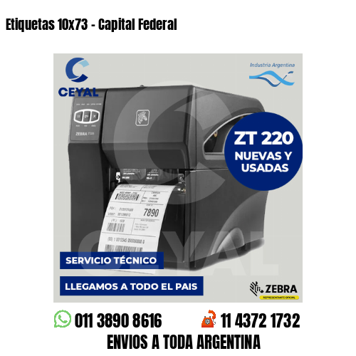 Etiquetas 10×73 – Capital Federal