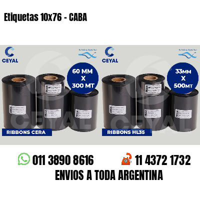 Etiquetas 10x76 - CABA