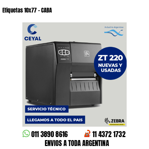 Etiquetas 10×77 – CABA