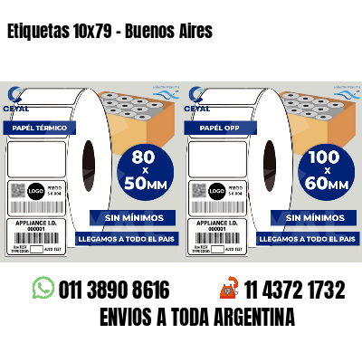 Etiquetas 10x79 - Buenos Aires