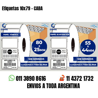Etiquetas 10x79 - CABA