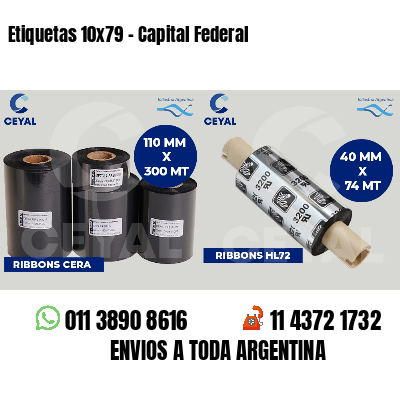 Etiquetas 10x79 - Capital Federal