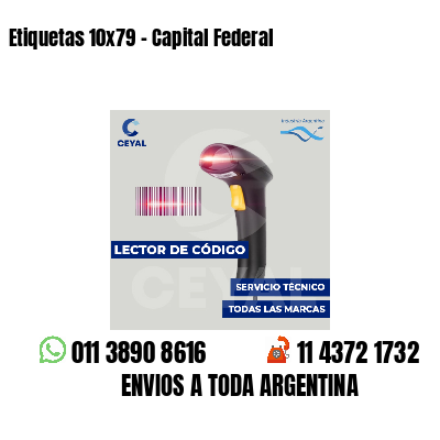 Etiquetas 10x79 - Capital Federal