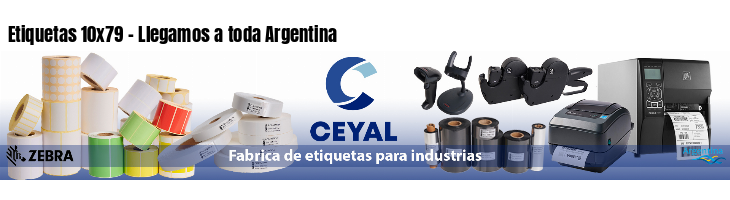 Etiquetas 10x79 - Llegamos a toda Argentina