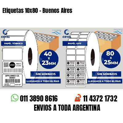 Etiquetas 10x80 - Buenos Aires