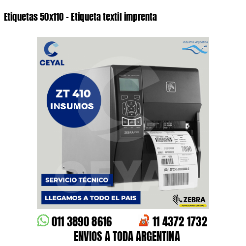 Etiquetas 50×110 – Etiqueta textil imprenta