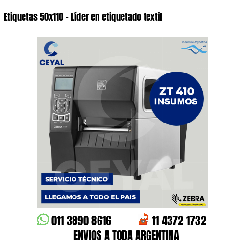 Etiquetas 50×110 – Líder en etiquetado textil