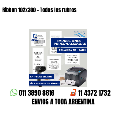Ribbon 102x300 - Todos los rubros