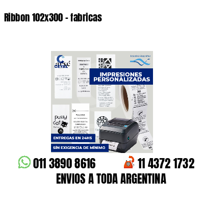 Ribbon 102x300 - fabricas