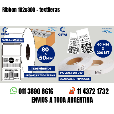 Ribbon 102x300 - textileras