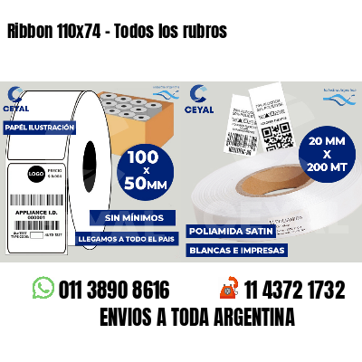 Ribbon 110x74 - Todos los rubros