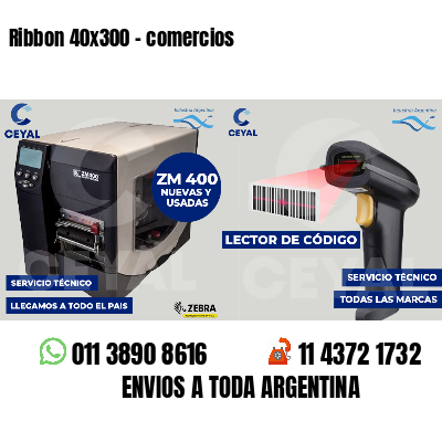Ribbon 40x300 - comercios