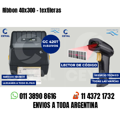 Ribbon 40x300 - textileras