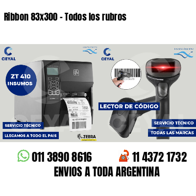 Ribbon 83x300 - Todos los rubros